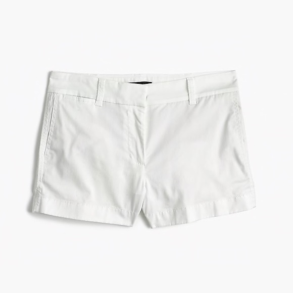 Jcrew White Chino Shorts - Picture 1 of 4